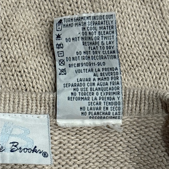 Vintage Bobbie Brooks 90’s Knit Fall Vest Leaves Acorn Apples Novelty Teacher L - Picture 5 of 7